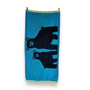 Finlayson Reversible 2-sided Terrycloth Terry Small Bath Towel Bears Bear